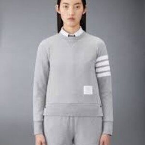 Thom Browne Classic Loopback 4 Bar Sweatshirt Size 2